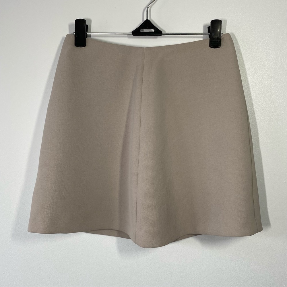 Aritzia Wilfred Grey Mini Skirt size 00 - Picture 2 of 8